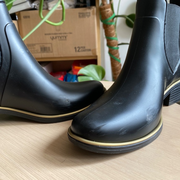 Kate Spate - black rain boots - Picture 3 of 4